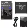 Ethernet-splitter QOLTEC 52294 1x3 RJ45 met USB-C-voedingsingang