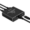 Ethernet-splitter QOLTEC 52294 1x3 RJ45 met USB-C-voedingsingang