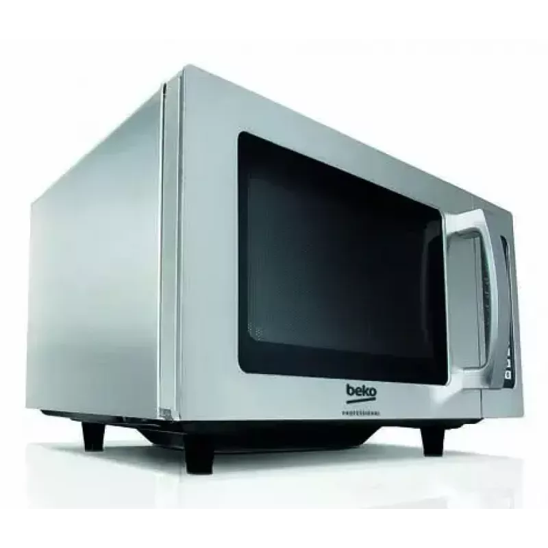 Solo-tafelmagnetron BEKO PRO25IXBP, 25 l, zilver, LED-display, toetsenbediening