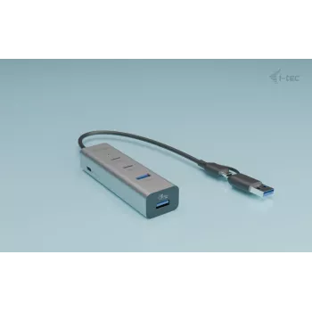 i-tec Metal Universele oplaadhub 2xUSB-C + 2x USB-A-poort + Power Delivery 85W