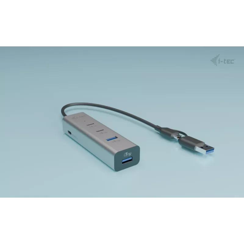 i-tec Metal Universele oplaadhub 2xUSB-C + 2x USB-A-poort + Power Delivery 85W