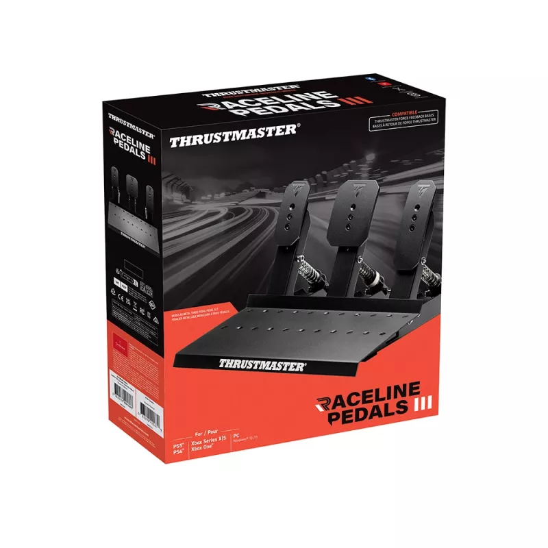 Thrustmaster Raceline Pedals III zwart PC, PlayStation 4, PlayStation 5, Xbox One, Xbox Series S, Xbox Series X