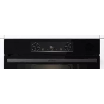 Inbouw elektrische oven Gorenje BSA6737E15BG — 77 l, zwart, digitale timer, convectie, grill, pizzafunctie