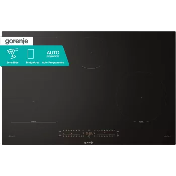 Gorenje inductiekookplaat GI8432BSCWF, zwart, inbouw, 60 cm, zone-inductiekookplaat, glaskeramiek, 4 zone(n)