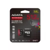 MicroSDXC-geheugenkaart ADATA 512GB UHS-I U3 V30 Klasse 10 A2, 100/85 MB/s, waterdicht