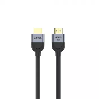 HDMI-kabel UNITEK C11086GY01-1,5M 1,5 m 48 Gbit/s ARC zwart grijs