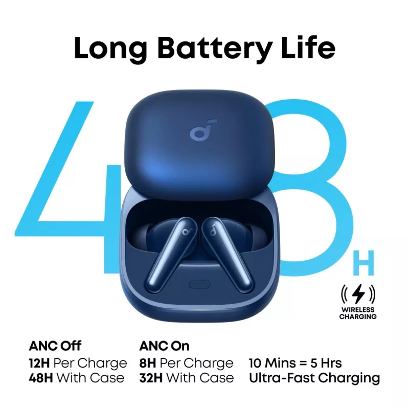 ANKER oordopjes - Soundcore Liberty 5 - blauw