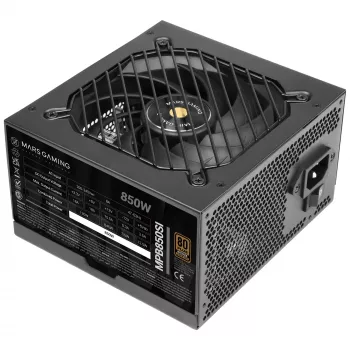 Mars Gaming MPB850SI voeding 850 W 24-pins ATX ATX zwart
