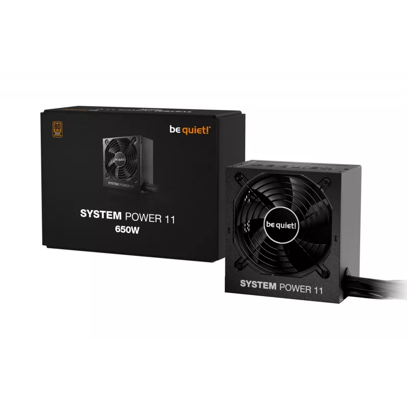 be quiet! System Power 11 650W voeding 20+4 pin ATX ATX zwart