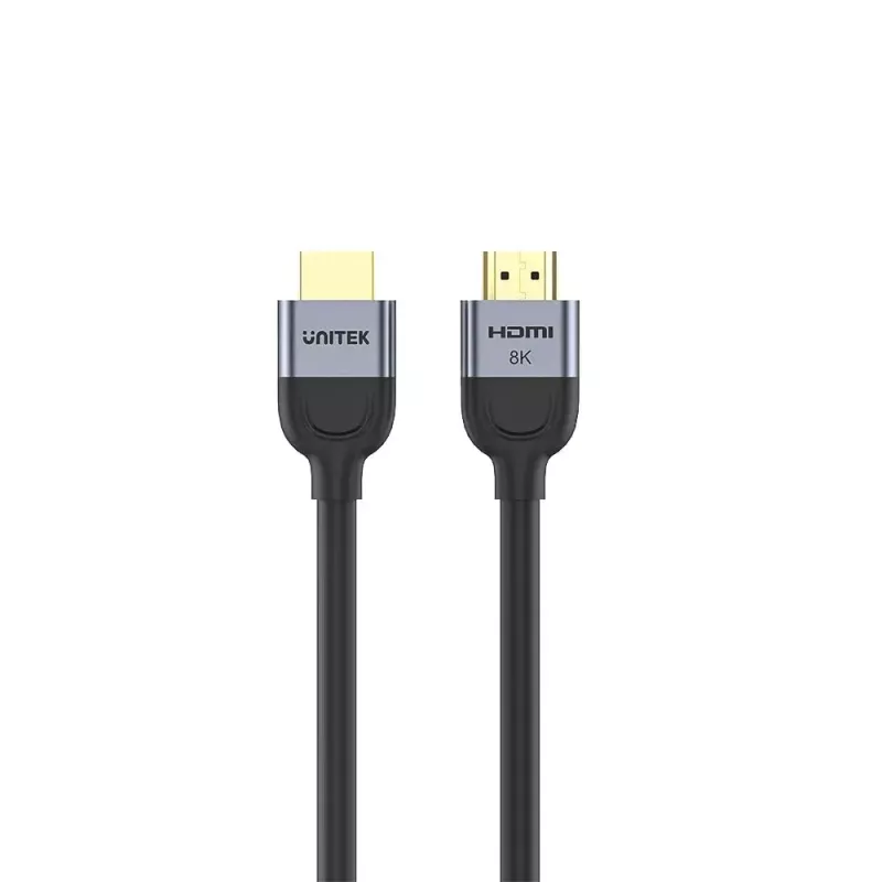 HDMI-kabel UNITEK C11086GY01-3M 3m 2.1 48 Gbit/s zwart grijs