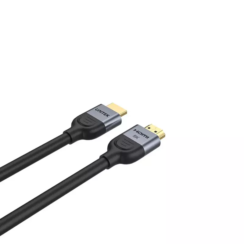 HDMI-kabel UNITEK C11086GY01-3M 3m 2.1 48 Gbit/s zwart grijs
