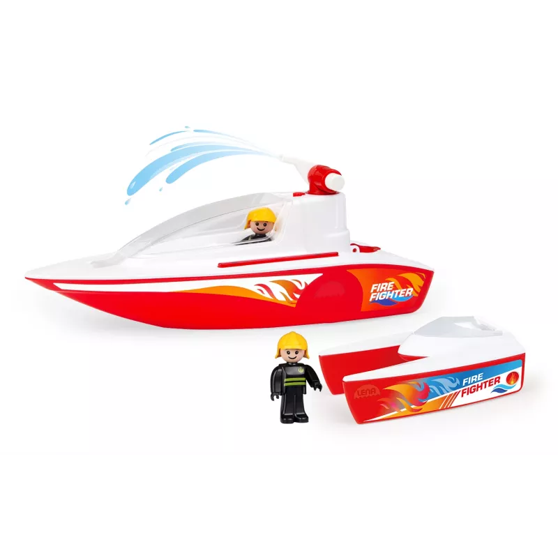 Boot speelvoertuig Lena 04721 voor kinderen, meerkleurig, geschikt vanaf 2 jaar