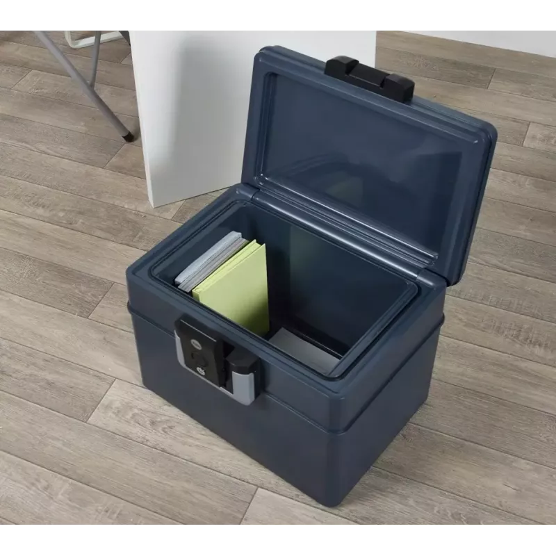 Vrijstaande kluis Yale YFWC/329/KB1 16,5 l sleutelslot zwart grijs