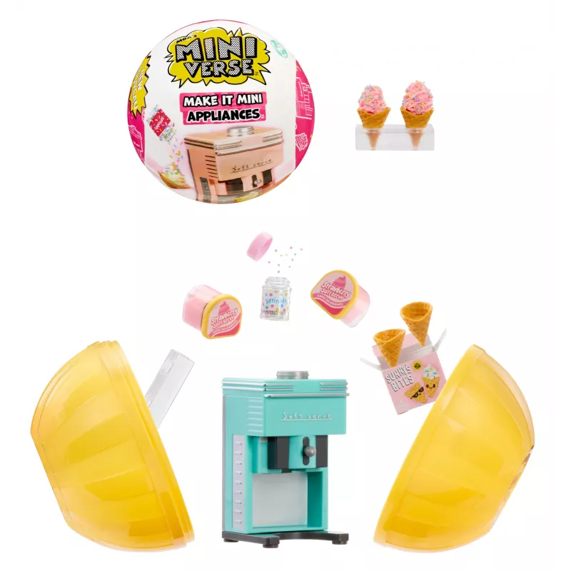 Miniverse MGA's - Make It Mini Appliances serie 2 in PDQ, 8 jaar, veelkleurig, kunststof