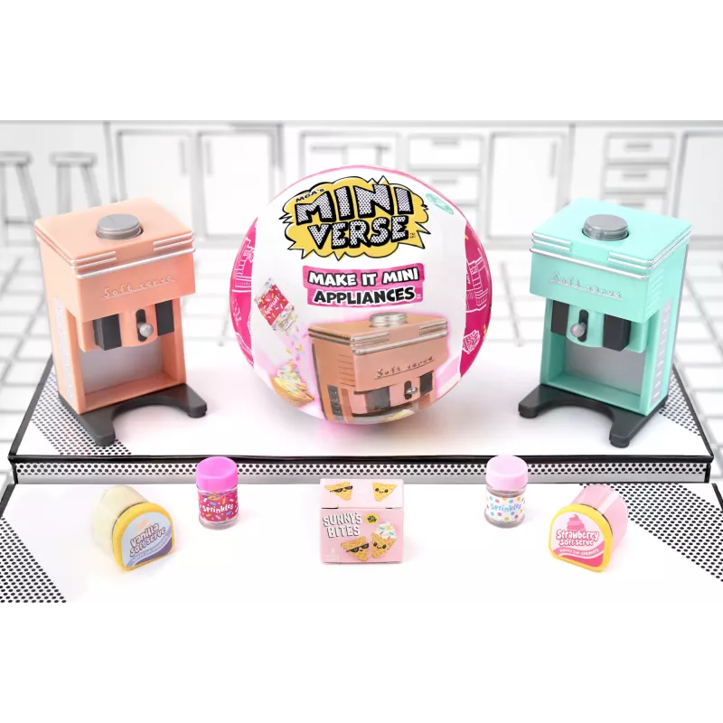 Miniverse MGA's - Make It Mini Appliances serie 2 in PDQ, 8 jaar, veelkleurig, kunststof