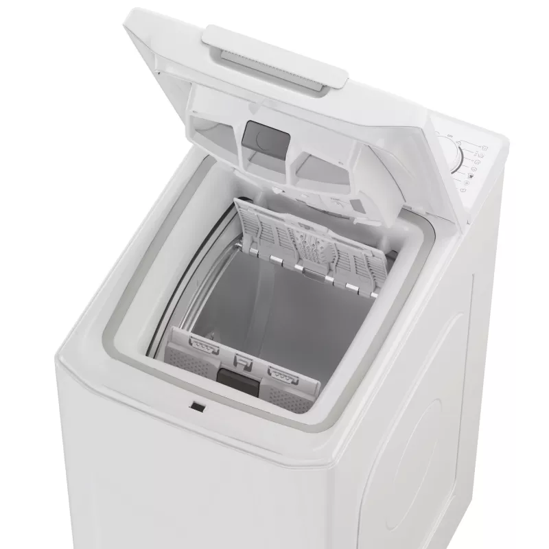 Candy TCAS265D3-S wasmachine bovenlader 6 kg 1200 t/min wit