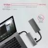 Axagon HMC-5G21 USB 10Gbps-hub, 2x USB-A, 2x USB-C, HDMI 4k/30Hz, PD 60W, USB-C-kabel