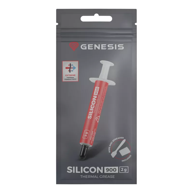 GENESIS Silicon 900 warmtegeleidingspasta 12,8 W/m·K 2 g