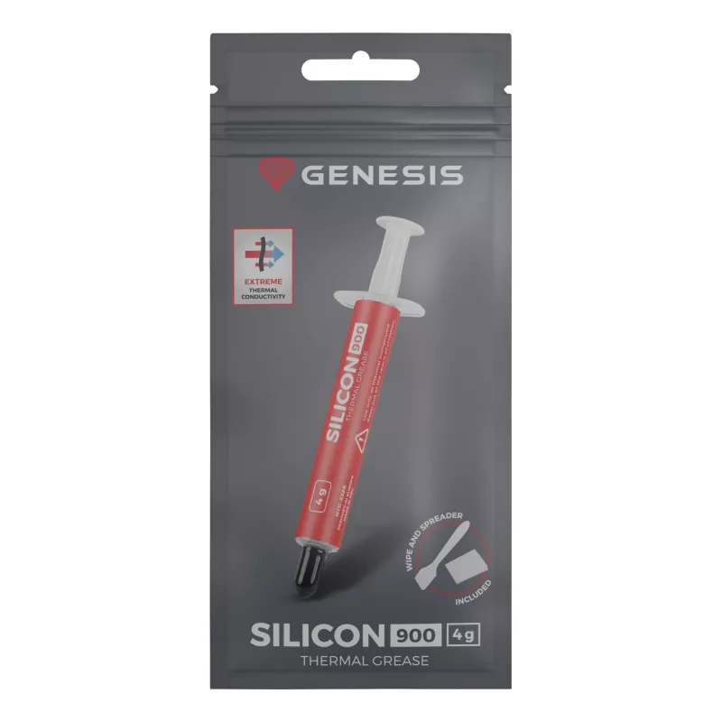 GENESIS Silicon 900 NTG-2329 warmtegeleidende pasta, 4 g, 12,8 W/m·K