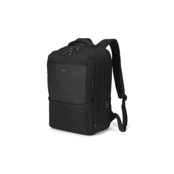 DICOTA Five – 15-17.3in notebook-rugzak – zwart / 900d gerecycled PET-polyester