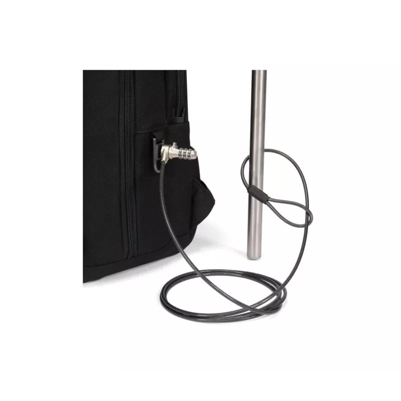 DICOTA Five – 15-17.3in notebook-rugzak – zwart / 900d gerecycled PET-polyester