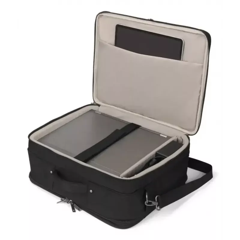 Aktetas DICOTA D32164-RPET 43,9 cm 17,3 inch antraciet
