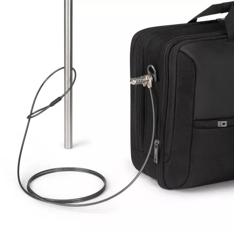 DICOTA Top Traveller Dual Five - 14-16 inch notebook-tas - zwart / 900d gerecycled PET-polyester