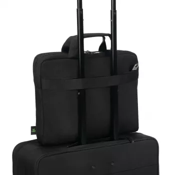 Aktetas DICOTA D32172-RPET 14 inch zwart schouderriem