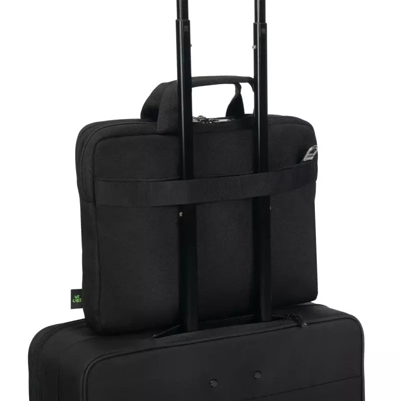 Aktetas DICOTA D32172-RPET 14 inch zwart schouderriem