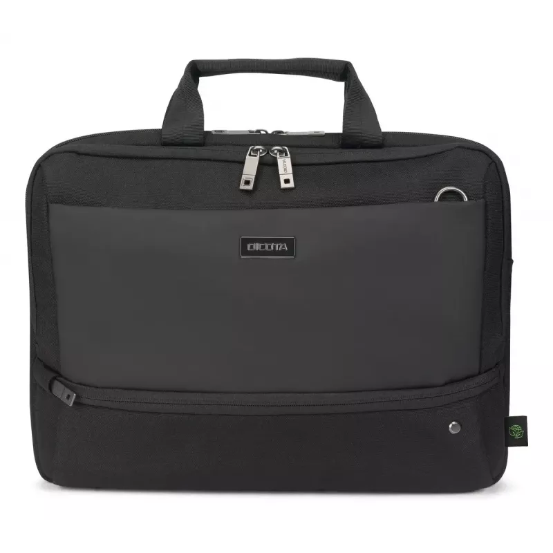 Aktetas DICOTA D32172-RPET 14 inch zwart schouderriem