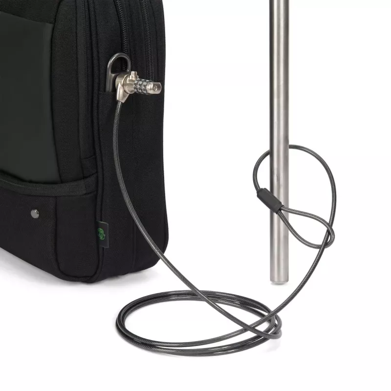 DICOTA Top Traveller Five - 12-14 inch notebook-tas - zwart / 900d gerecycled PET-polyester