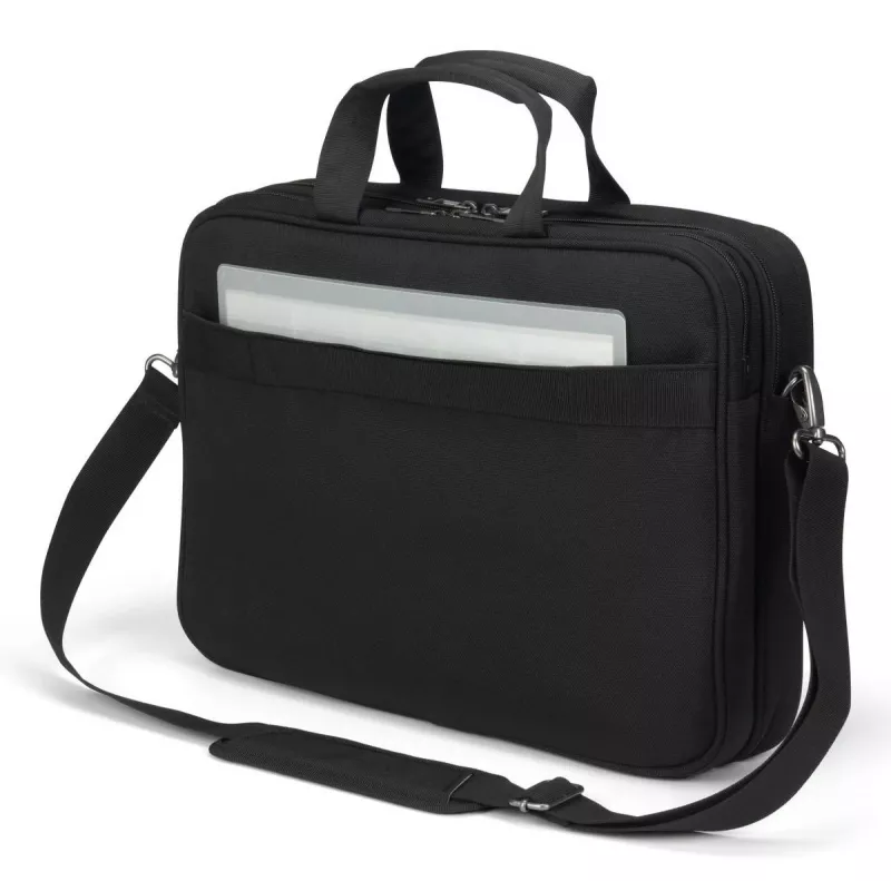 DICOTA Top Traveller Five - 12-14 inch notebook-tas - zwart / 900d gerecycled PET-polyester