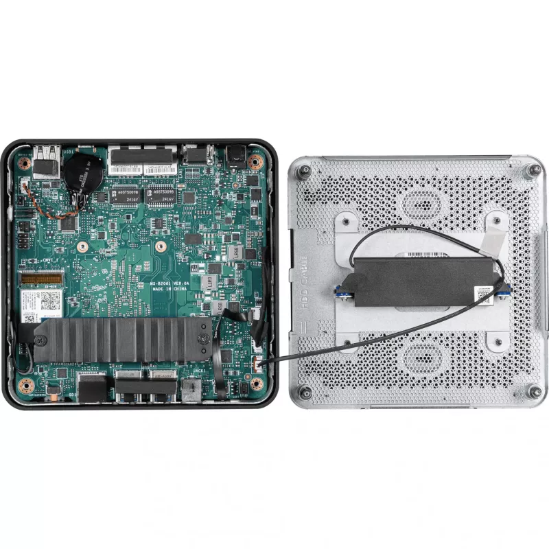 MSI Cubi NUC AI+ 2MG-001EU Copilot+ PC Intel Core Ultra 7 258V 32 GB LPDDR5x-SDRAM 1 TB SSD Windows 11 Pro mini-pc zwart