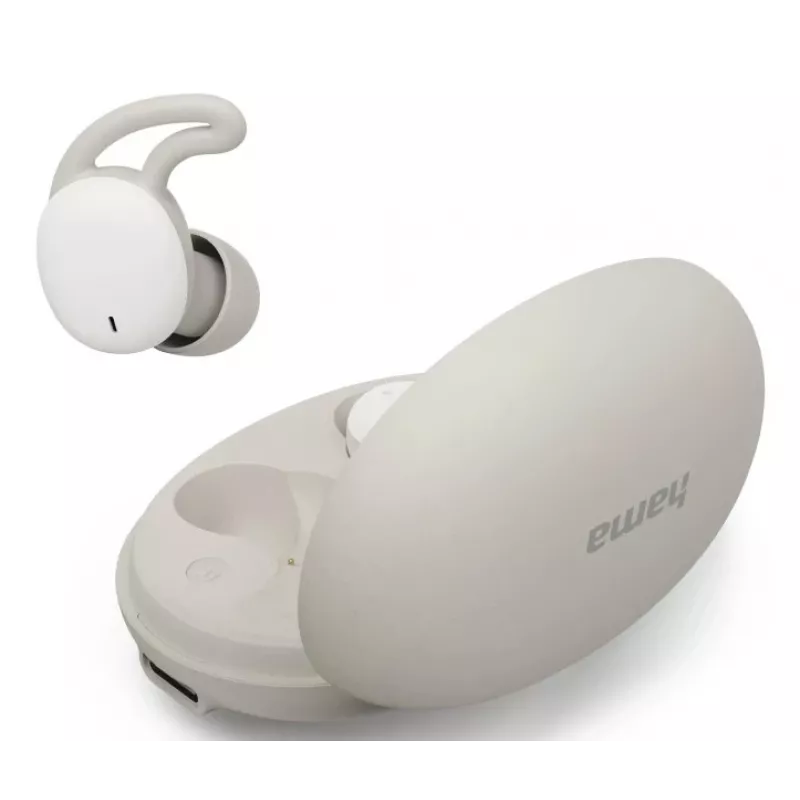 Hama Spirit Calm headset True Wireless Stereo (TWS) in-ear gesprekken/muziek Bluetooth beige, wit