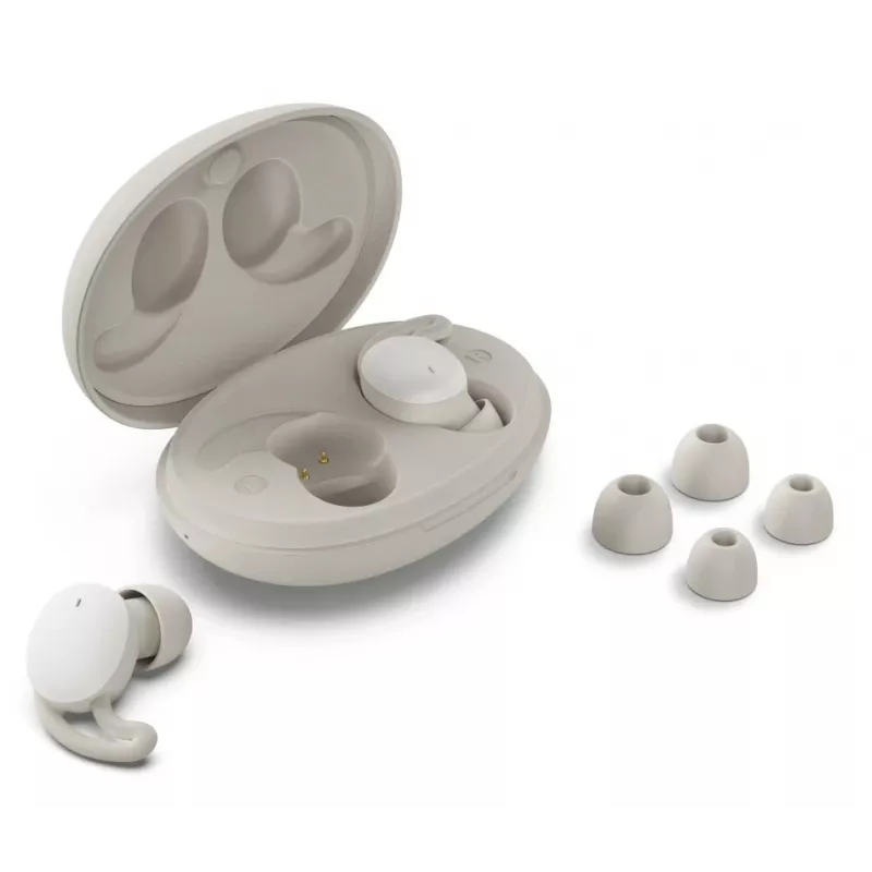 Hama Spirit Calm headset True Wireless Stereo (TWS) in-ear gesprekken/muziek Bluetooth beige, wit