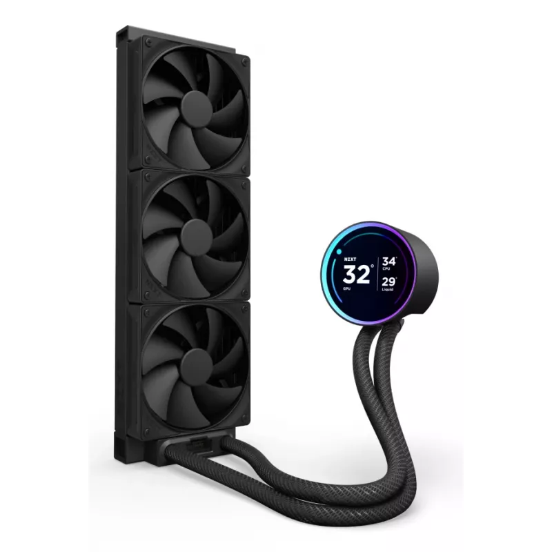 All-in-one vloeistofkoeler NZXT Kraken Elite 360 12 cm zwart