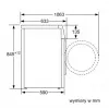 Frontlader wasmachine Bosch WAN2405MPL, 7 kg, 1200 t/min, energie-efficiëntieklasse A, LED-display, wit