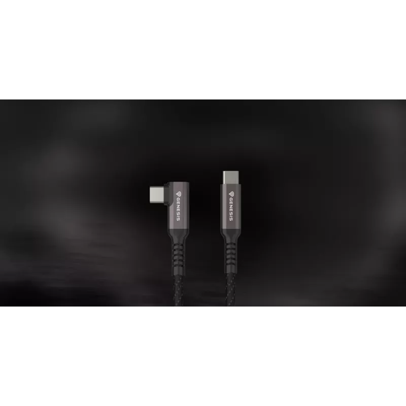 GENESIS NVC-2219 USB-kabel USB 3.2 Gen 2 (3.1 Gen 2) 5 m USB C zwart, grijs