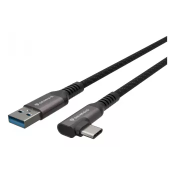 GENESIS NVC-2220 USB-kabel USB 3.2 Gen 1 (3.1 Gen 1) 3 m USB A USB C zwart, grijs