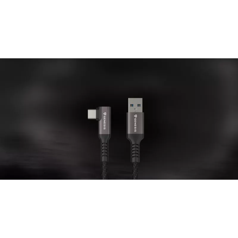 GENESIS NVC-2220 USB-kabel USB 3.2 Gen 1 (3.1 Gen 1) 3 m USB A USB C zwart, grijs