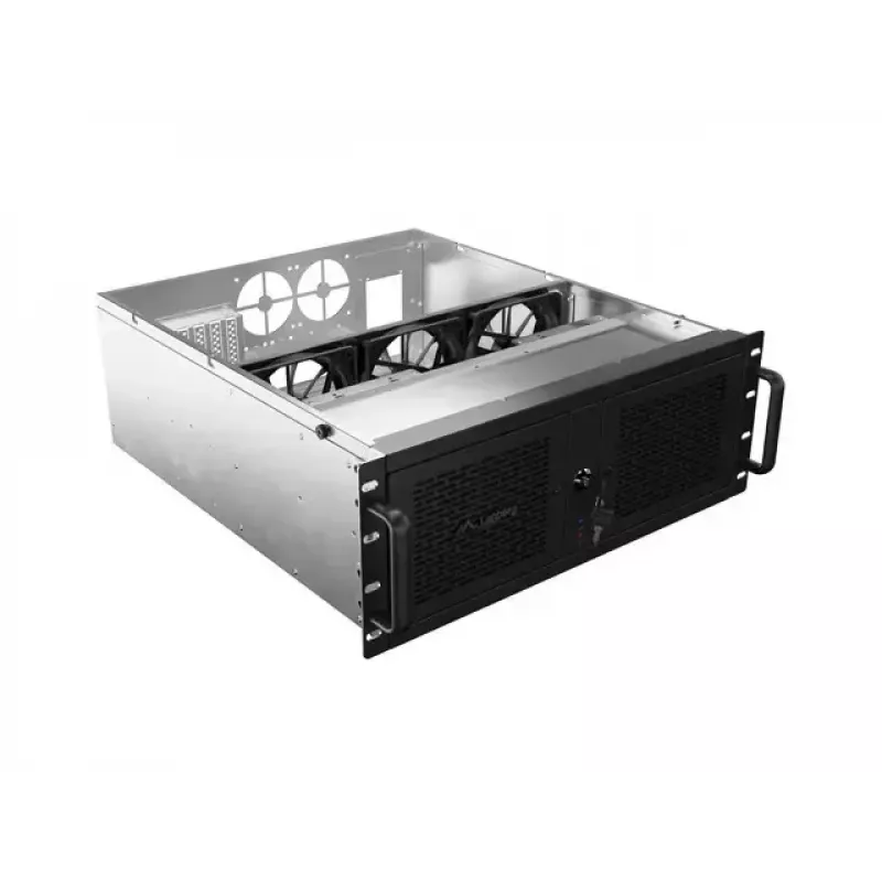 Rackbehuizing Lanberg SC01-5204-12B 4U zwart 5 ventilatoren