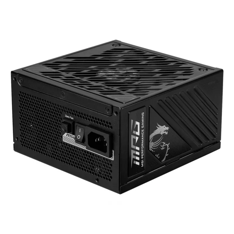 MSI MPG A1000GS PCIE5 voeding 1000 W 24-pin ATX ATX zwart