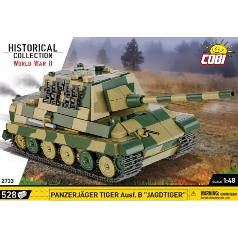 COBI 2733 Historical Collection bouwset Panzerjäger Tiger Ausf. B Jagdtiger, 528 stuks, 1:48
