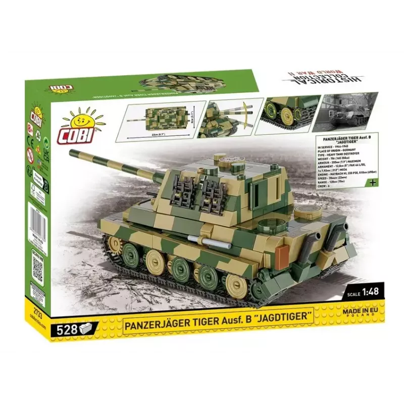 COBI 2733 Historical Collection bouwset Panzerjäger Tiger Ausf. B Jagdtiger, 528 stuks, 1:48