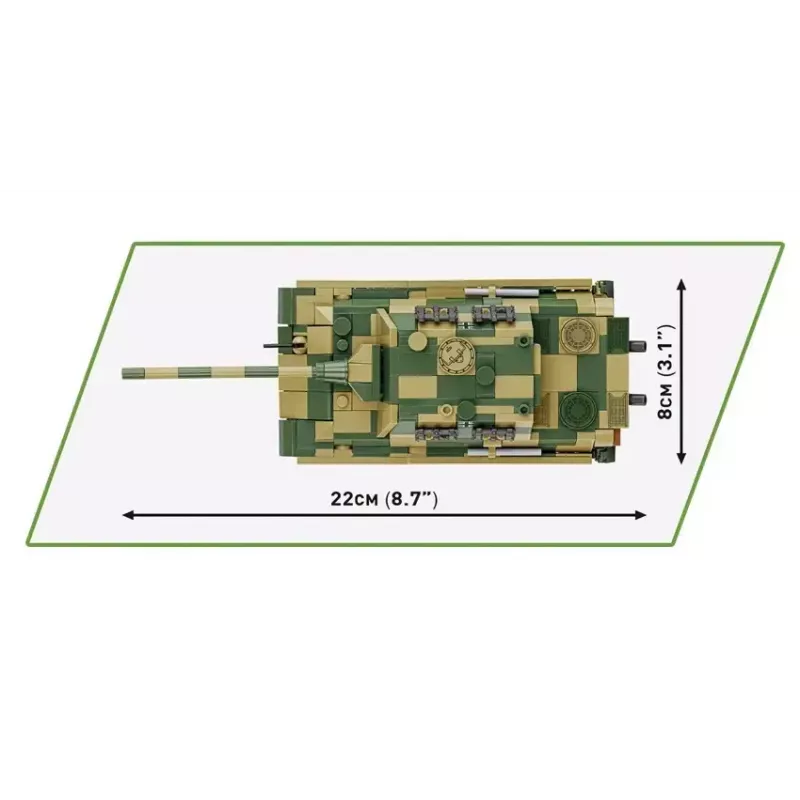 COBI 2733 Historical Collection bouwset Panzerjäger Tiger Ausf. B Jagdtiger, 528 stuks, 1:48