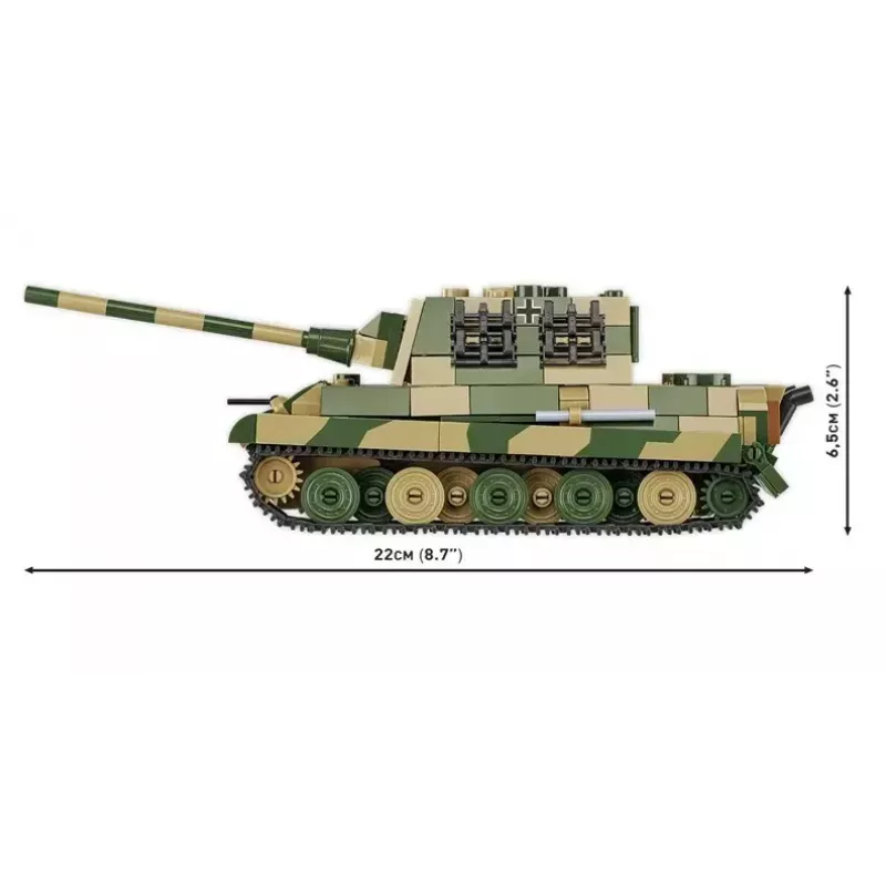 COBI 2733 Historical Collection bouwset Panzerjäger Tiger Ausf. B Jagdtiger, 528 stuks, 1:48