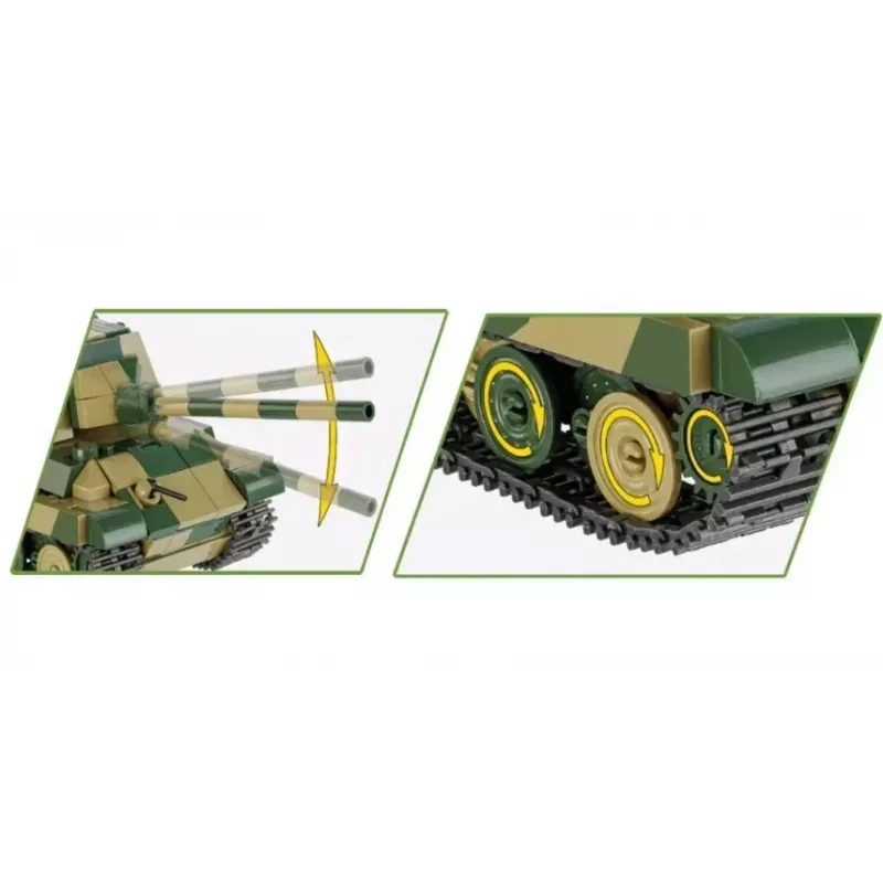 COBI 2733 Historical Collection bouwset Panzerjäger Tiger Ausf. B Jagdtiger, 528 stuks, 1:48