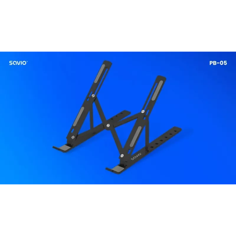 Laptopstandaard SAVIO PB-05 in hoogte verstelbaar draagbaar — SAVIO PB-05