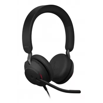 Jabra Evolve2 40 SE headset bedraad hoofdband gesprekken/muziek USB Type-C / USB Type-A zwart