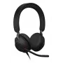 Jabra Evolve2 40 SE headset bedraad hoofdband gesprekken/muziek USB Type-C / USB Type-A zwart